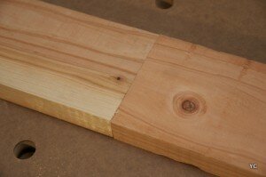 assemblage de 2 panneaux sans jeu