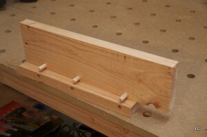 alignement parfait des tourillons